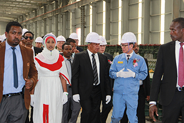 Opening Ceremony of EKOS Rolling Mill Project